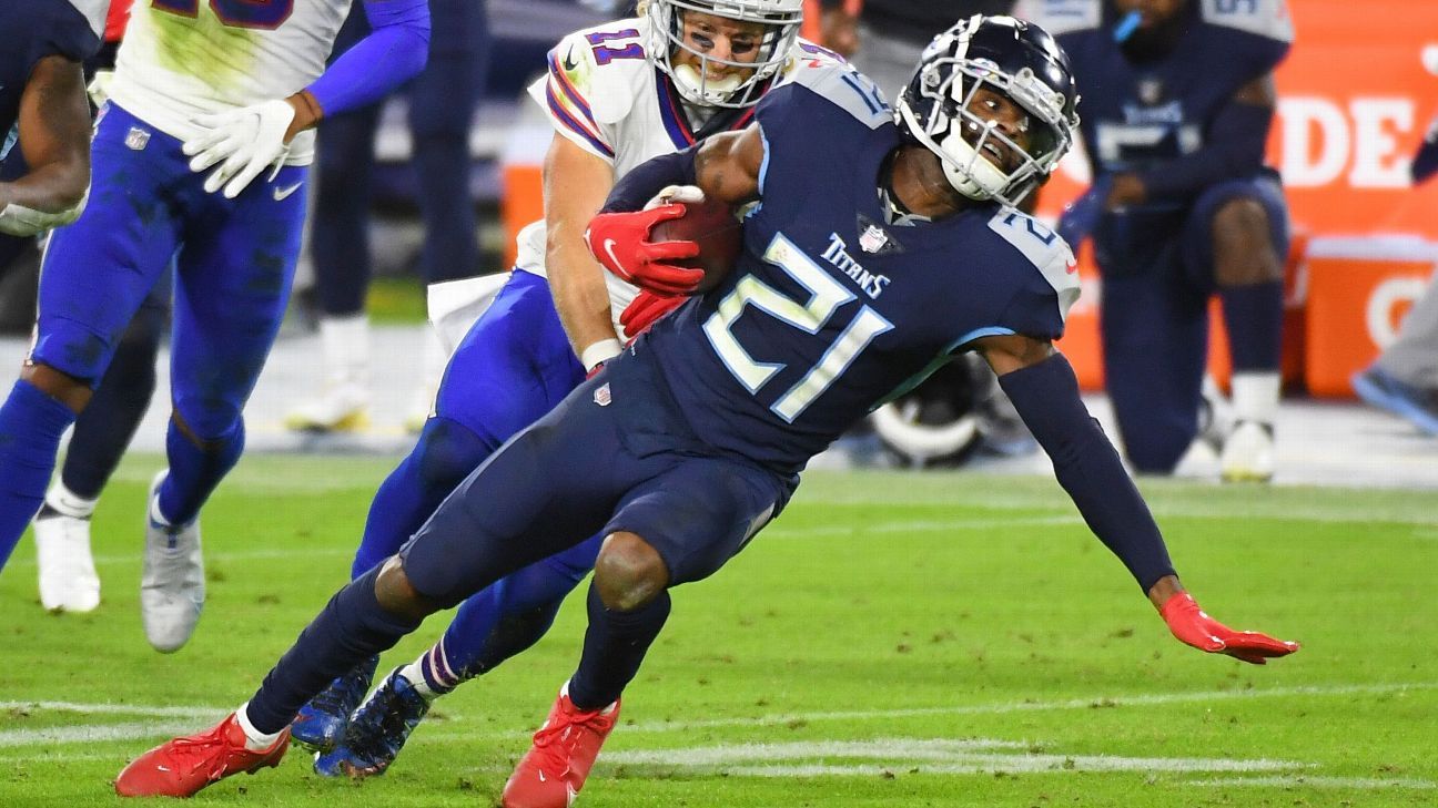 Malcolm Butler delivers big interception, bigger return for Titans ESPN