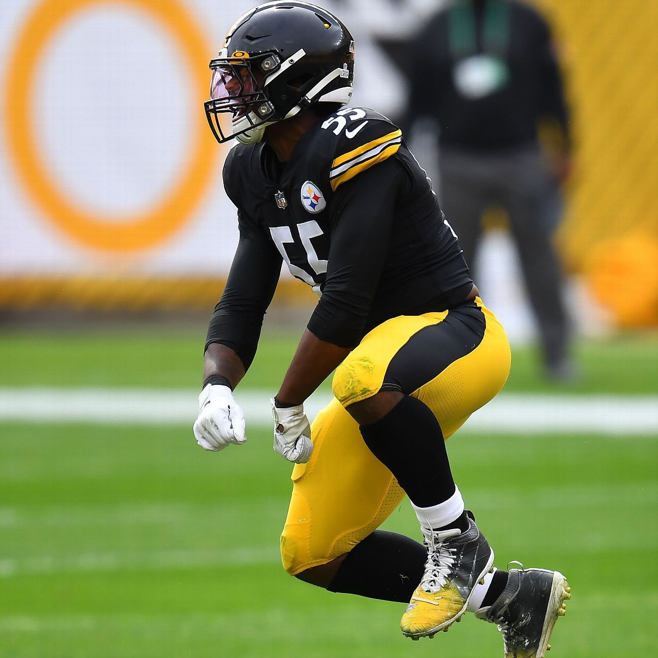 devin bush helmet