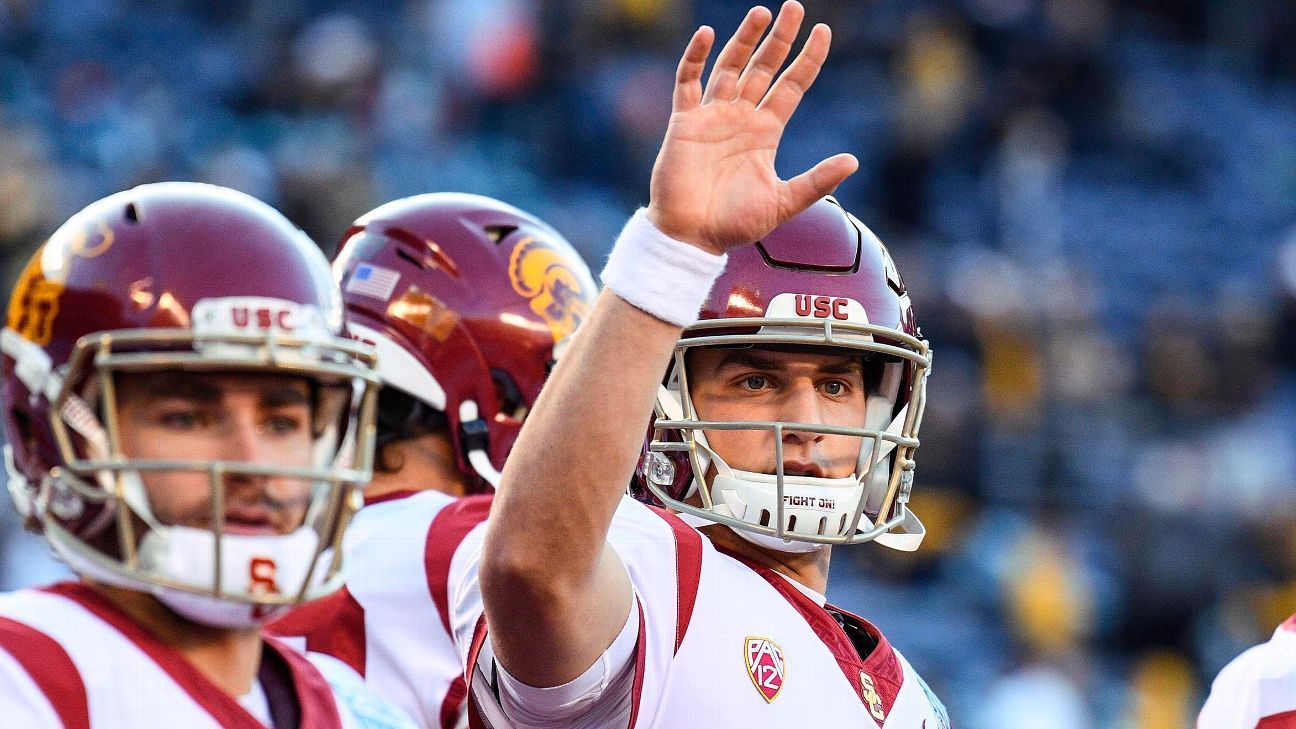 Southern California QB Kedon Slovis enters transfer portal