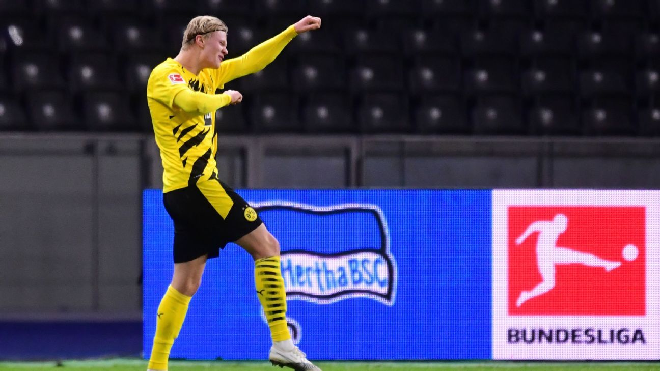 Golden Boy Haaland Ribs Borussia Dortmund Boss Favre For Losing Count Of Goals