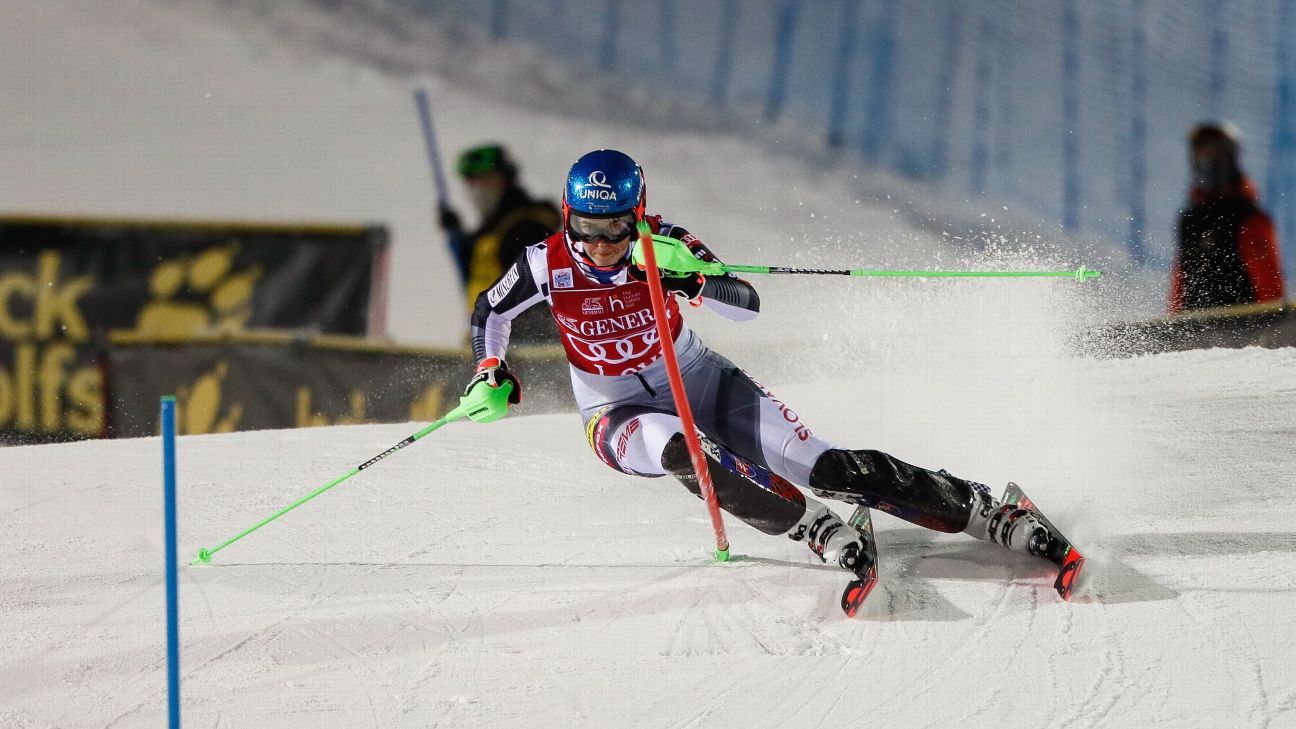 Petra Vlhova Beats U.s. Skier Paula Moltzan To Win Third World Cup Race 