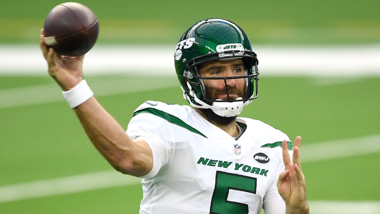 New York Jets to start Joe Flacco at quarterback vs. Miami Dolphins source says – ESPN