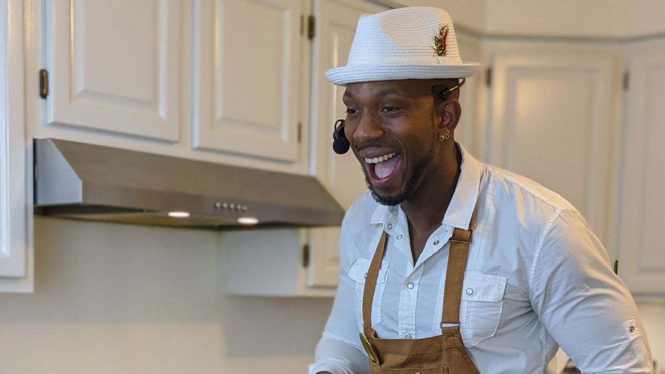 Bills players line up for chef Darian Bryan, inspired by his