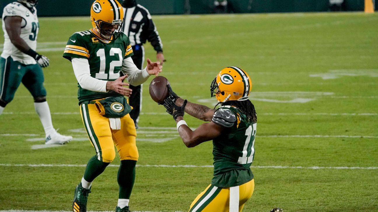 Green Bay Packers QB Aaron Rodgers fastest to 400 career touchdown passes