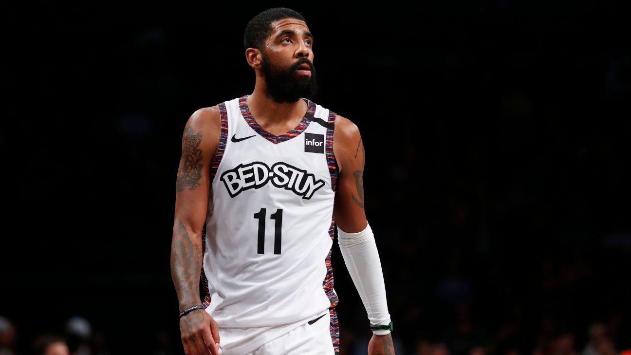 Kyrie Irving Brooklyn Nets Each Fined 25 000 Over Guard S Refusal To Talk