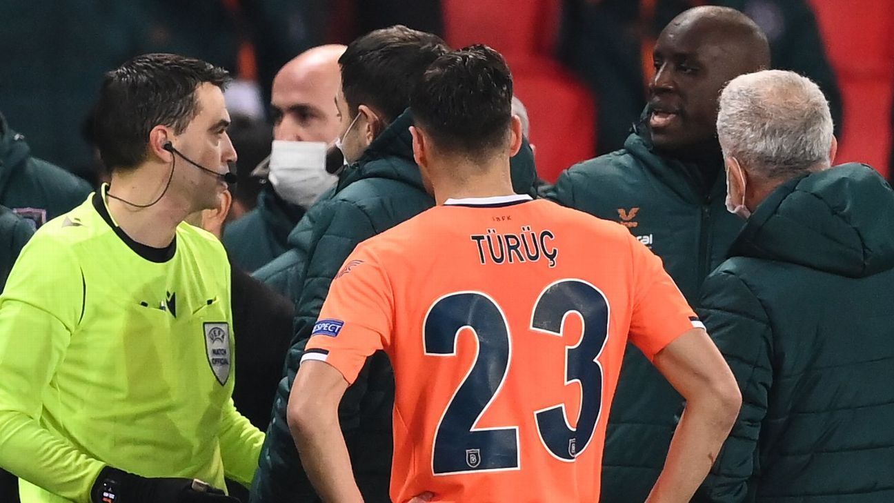 Champions 4Âº Arbitro E Acusado De Racismo E Psg E Istanbul Basaksehir Abandonam Jogo