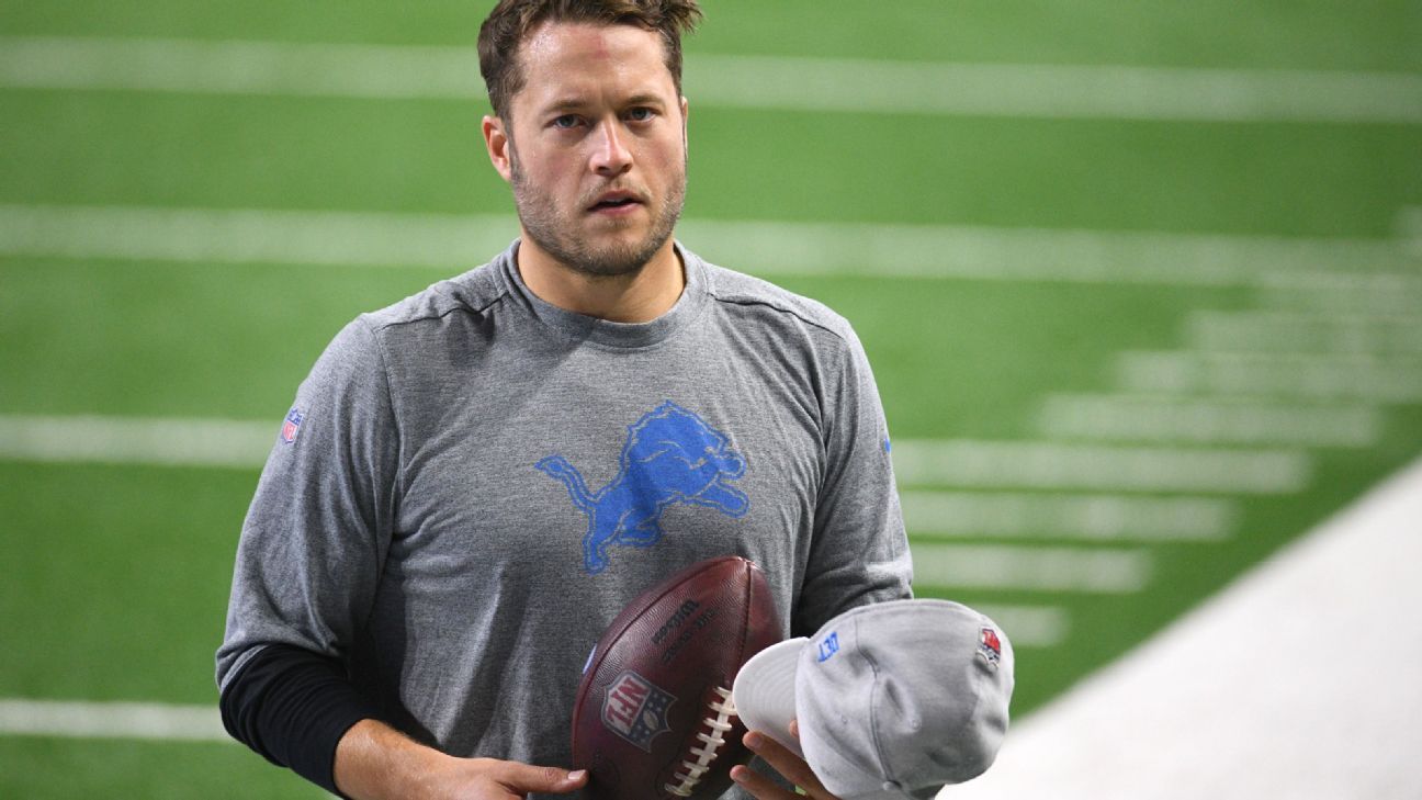 Detroit Lions actively seek to negotiate QB Matthew Stafford, sources say