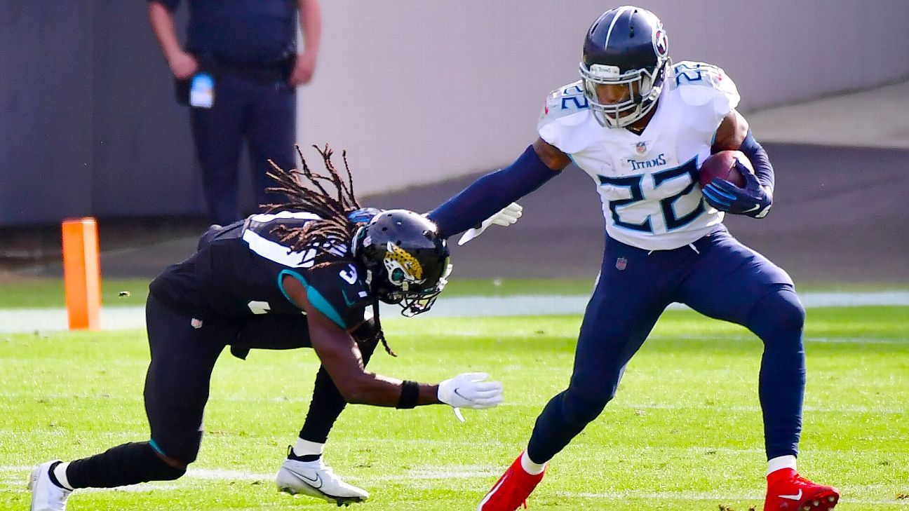 Titans Derrick Henry scores 99-yard touchdown run against Jaguars