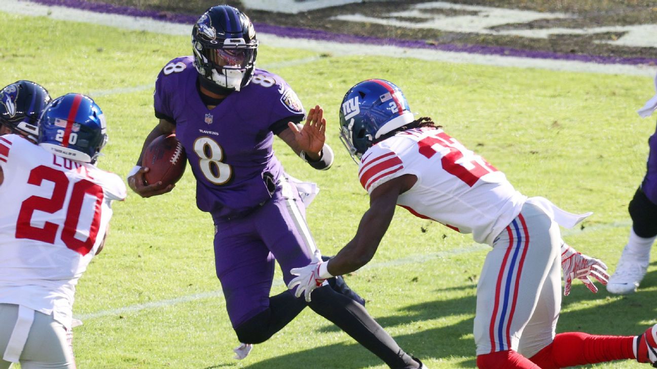 Baltimore Ravens beat New York Giants 27-13