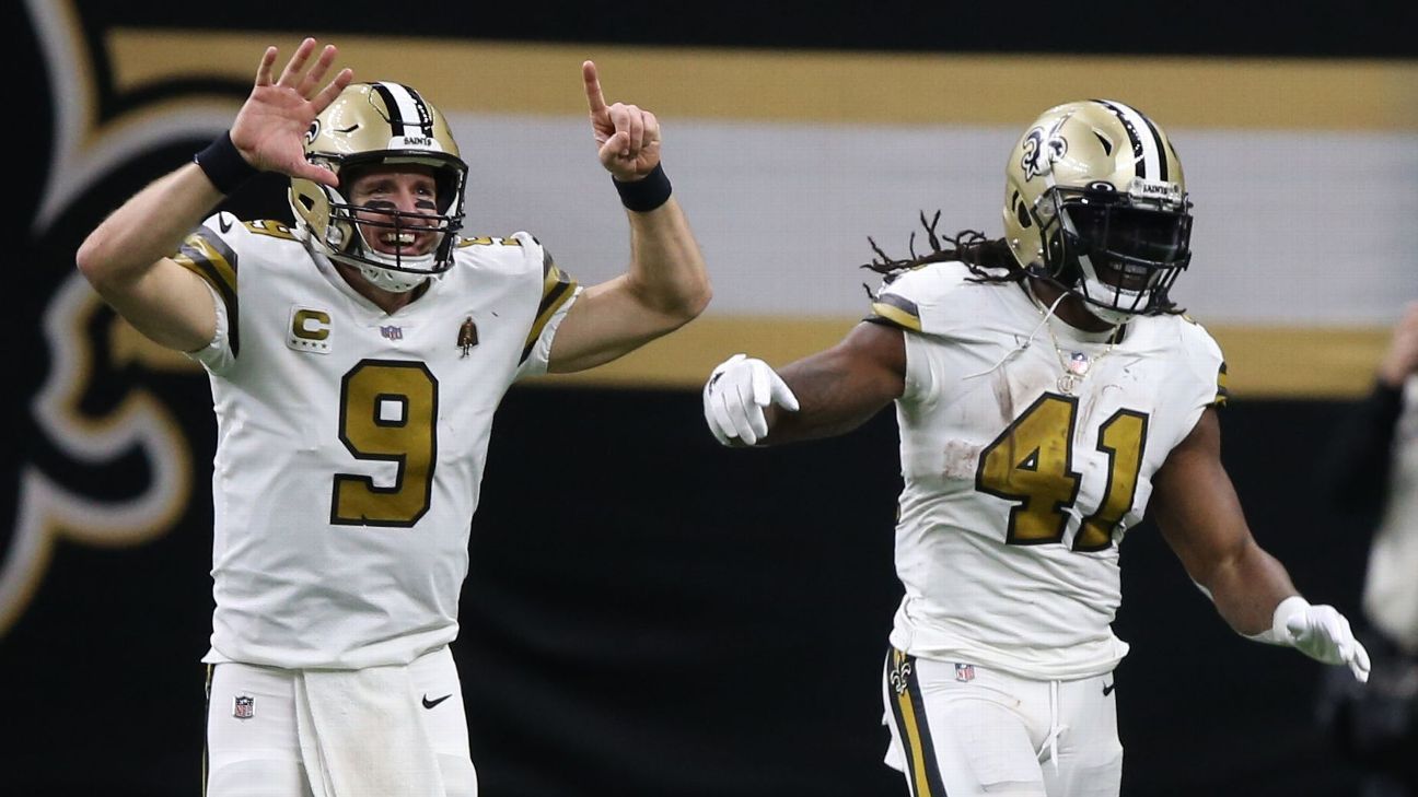 Alvin Kamara's bonkers six-touchdown game won Drew Brees' son his fantasy  football championship, This is the Loop