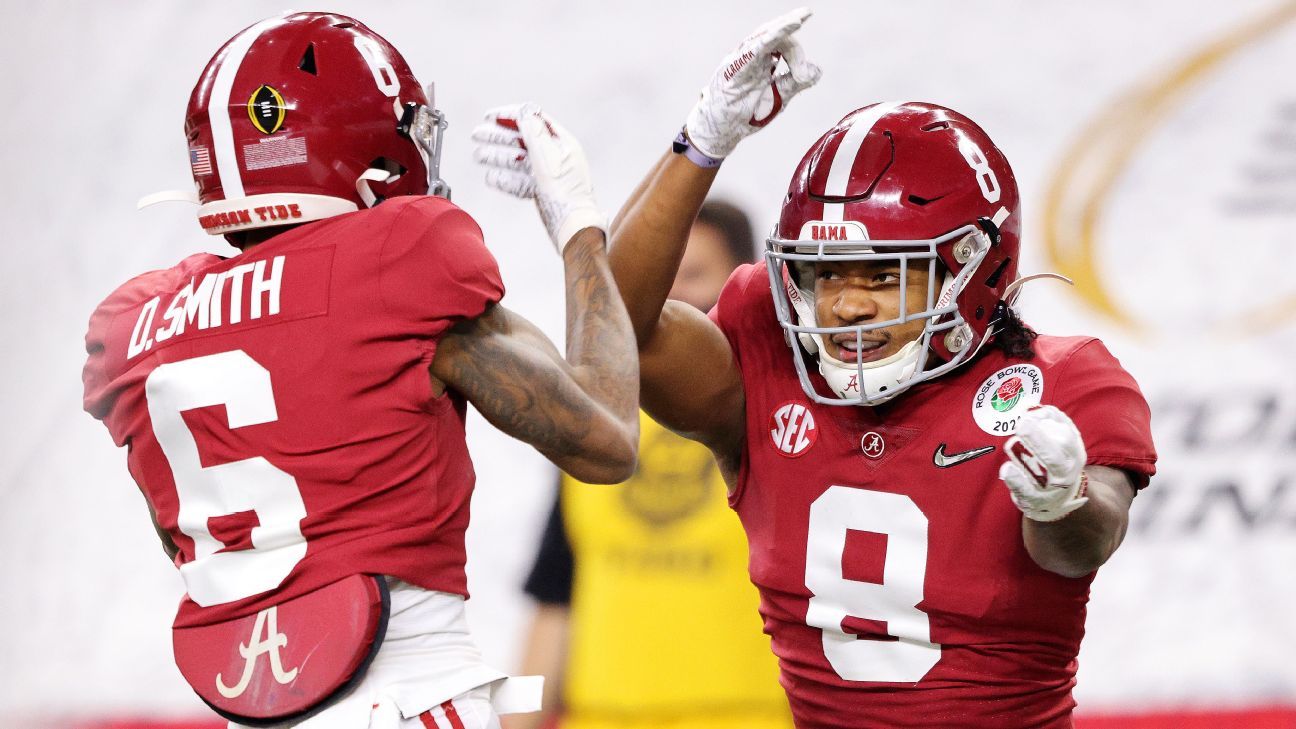 Alabama WR John Metchie III moves atop CFL Draft rankings