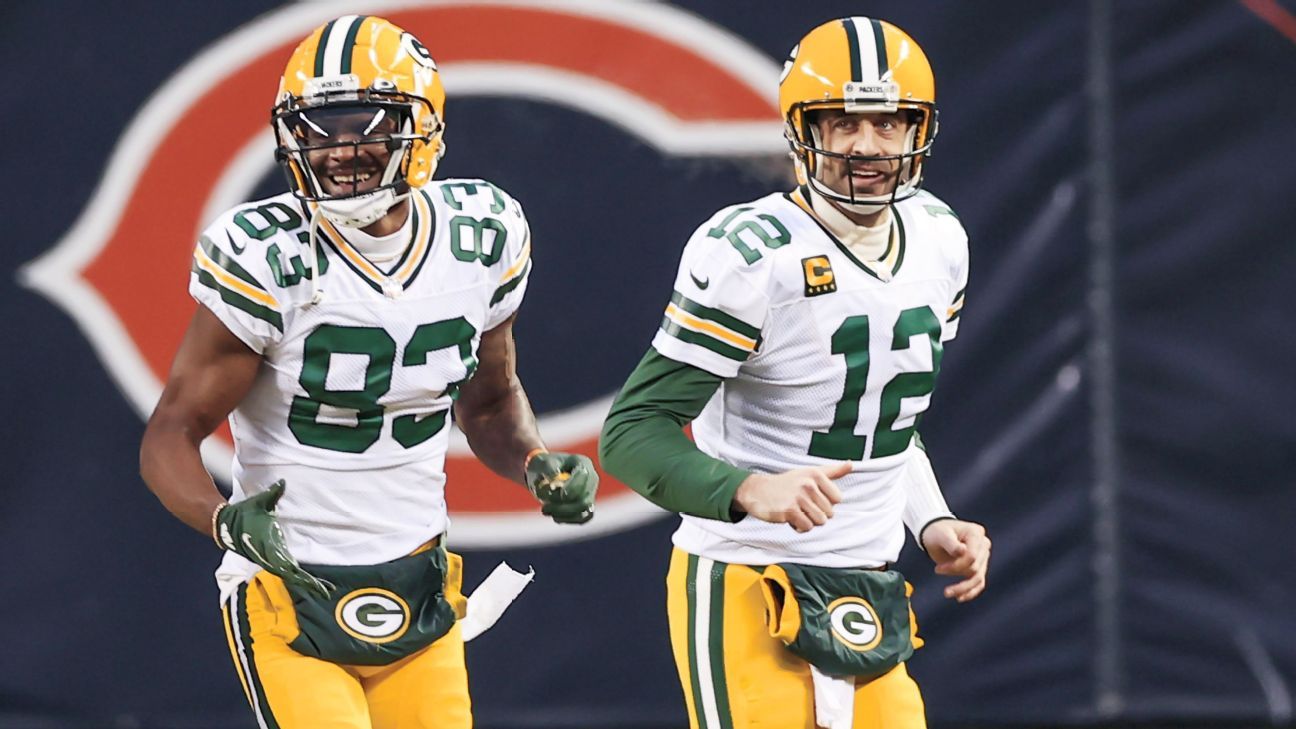 Green Bay Packers beat Bears to clinch NFC's top seed, first-round bye