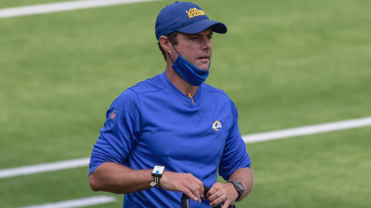 The Los Angeles Chargers are hiring Brandon Staley to coach the Rams