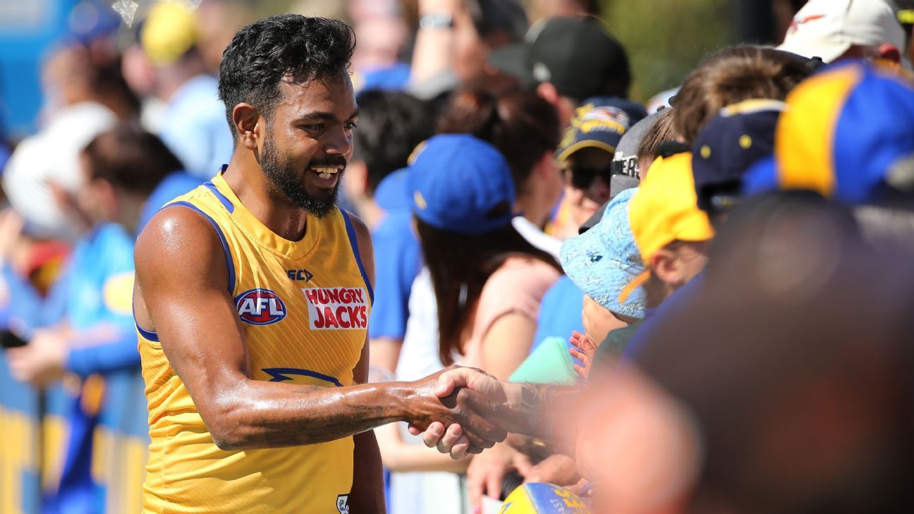 AFL, West Coast Eagles confirm Willie Rioli two-year ban