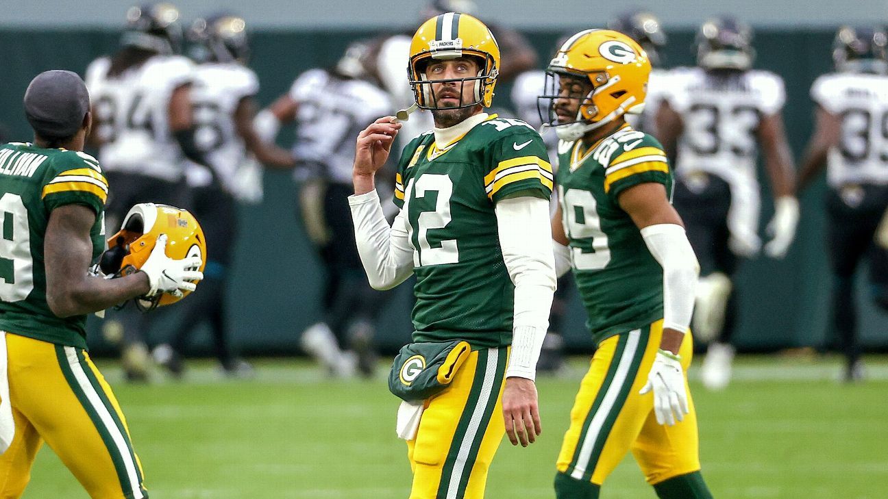 Aaron Rodgers has just 89 picks in 6,587 passes -- and he hates every one  of them - ESPN