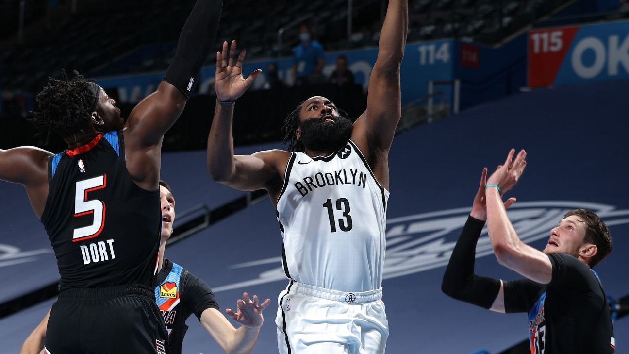 The Brooklyn Nets score 147 to set the franchise record for points in the regular game