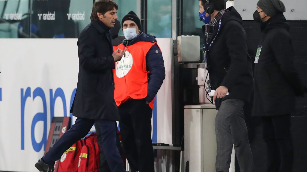 Conte, Inter coach and Juventus president Agnelli were caught insulting each other in the Italian Cup