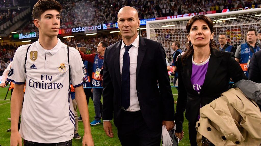 Zinedine Zidane calls his son Theo to the Real Madrid first team