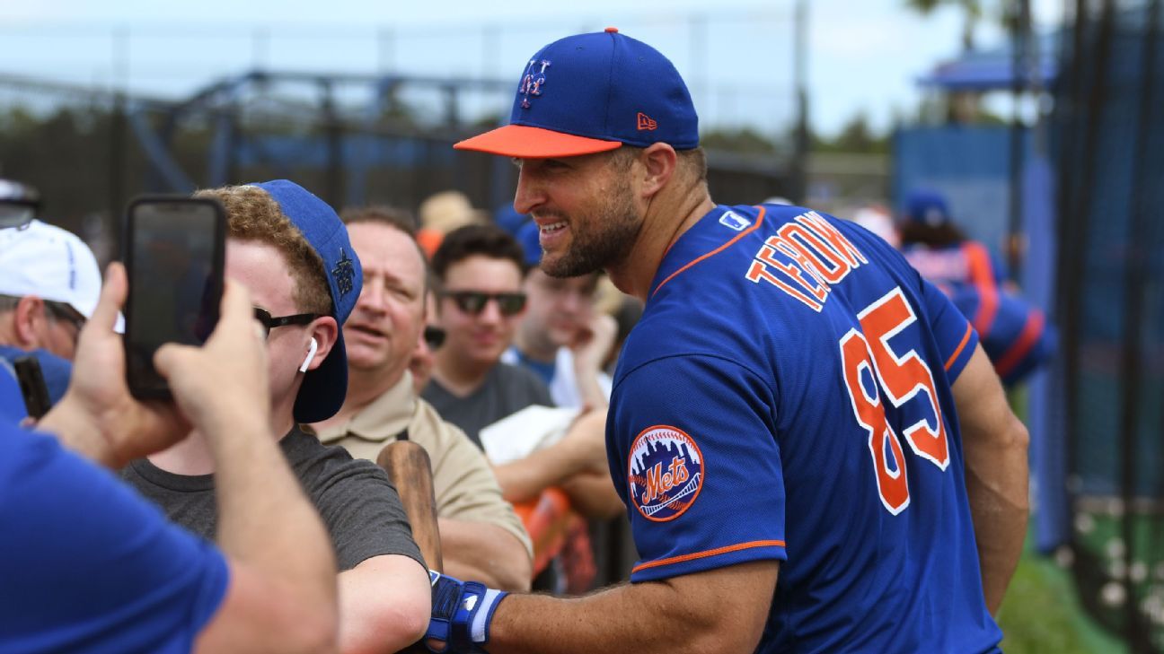 Four years, .226 and some happy fans: Tim Tebow's baseball comes to end
