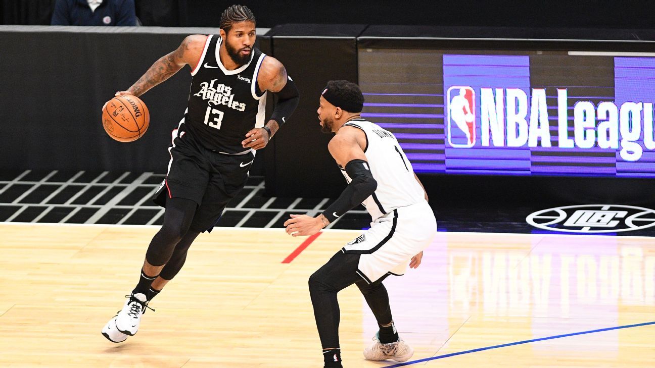 La Clippers Paul George Held Out Late Due To Minutes Restriction As Brooklyn Nets Come Away With Win