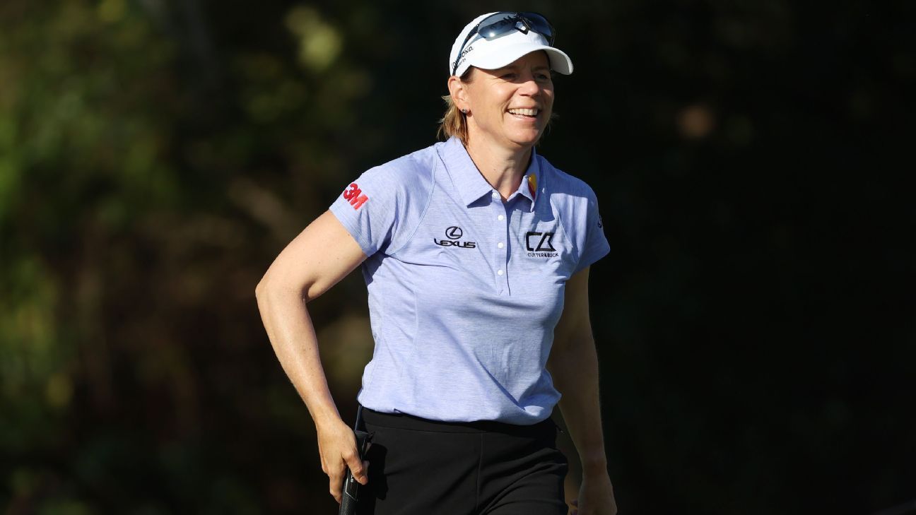 Annika Sorenstam kicks 3 to 75 in the 1st round of the LPGA Gainbridge