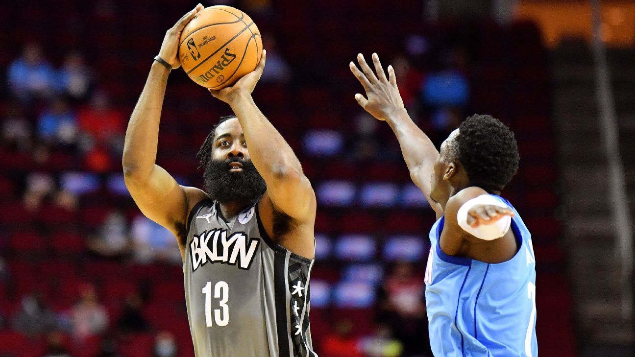 James Harden of the Brooklyn Nets receives a mixed response from fans in exchange for Houston