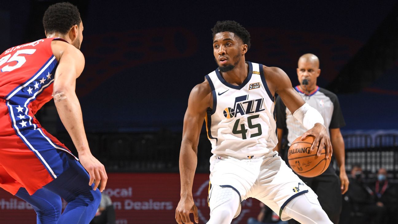 Donovan Mitchell and Rudy Gobert launch Utah Jazz games