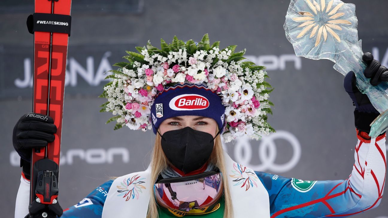 Mikaela Shiffrin denies Petra Vlhova, claims 45th World Cup slalom ...
