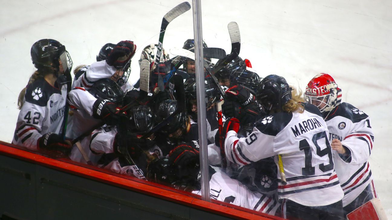 Women's Frozen Four Northeastern rallies to beat Minnesota Duluth in