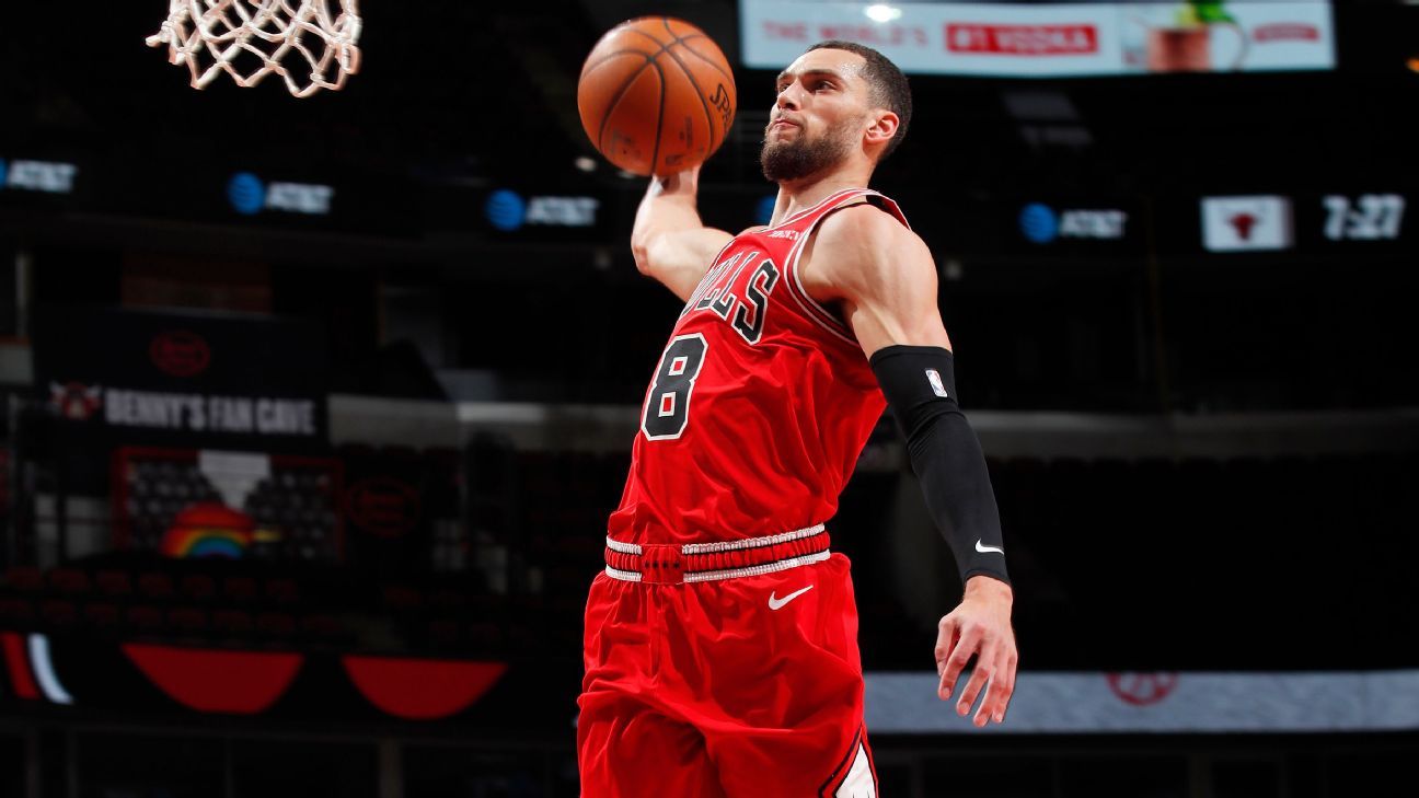 Zach LaVine puts on an opening-night show, says new-look Bulls 'looking forward ..