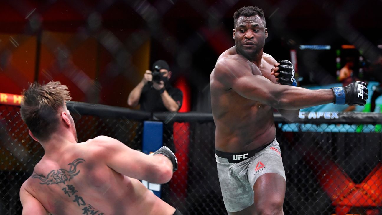 Francis Ngannou: Won't fight in UFC again under current deal after title defense..