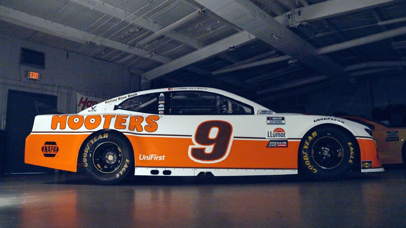 Hendrick cuts sponsor after Hooters can't pay bills