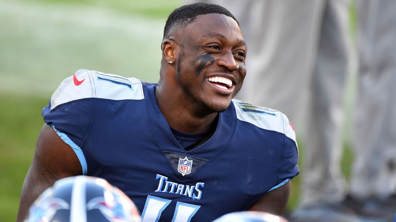 Tennessee Titans expected to activate WR A.J. Brown for Thursday night game