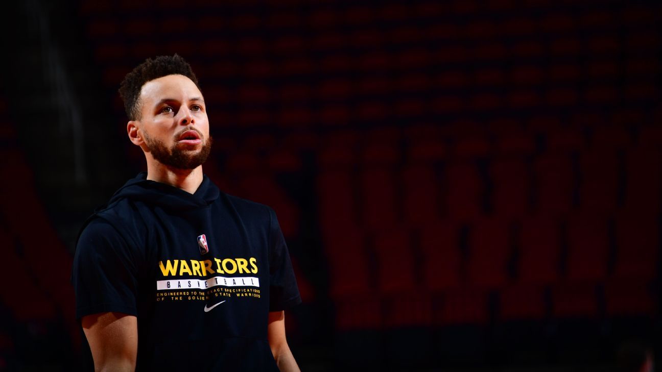 Golden State rules Stephen Curry, Draymond Green, Andre Iguodala, Otto Porter Jr. out vs. Detroit