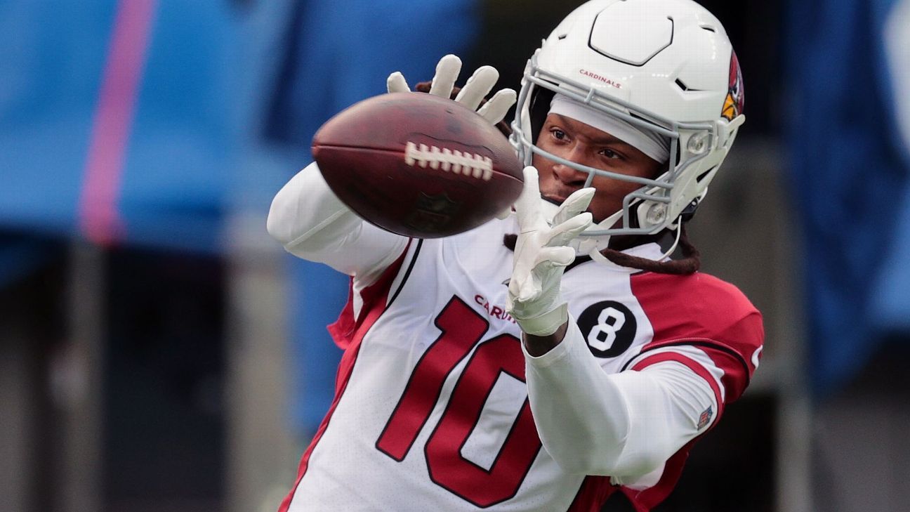 Hurt Arizona Cardinals WR DeAndre Hopkins expected to play