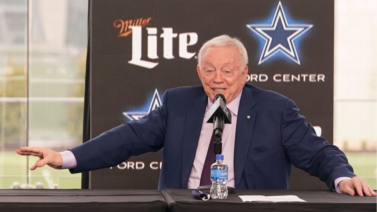 Jerry Jones offered sneak peek at Cowboys' draft board — here's what it  (may have) said