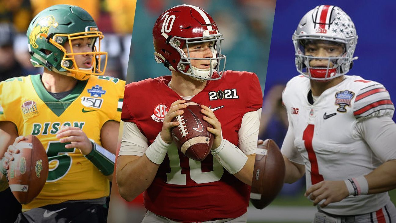 NFL Draft 2021: ¿Cuál quarterback deben elegir los 49ers: Trey Lance, Mac  Jones o Justin Fields? - ESPN