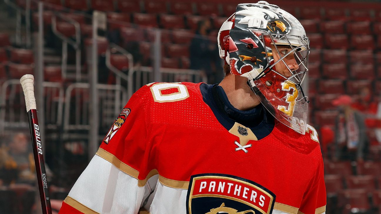 Florida Panthers give Spencer Knight plenty of support in NHL debut
