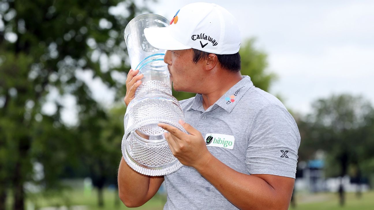 . Lee wins AT&T Byron Nelson for first PGA Tour victory; qualifies for  PGA Championship