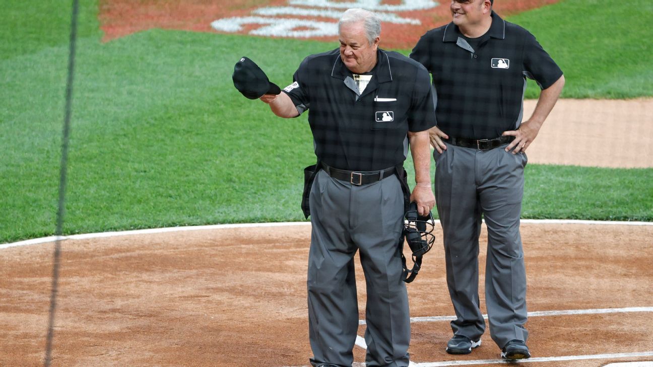 LEADING OFF: Joe West to break record for most games as ump - The San Diego  Union-Tribune