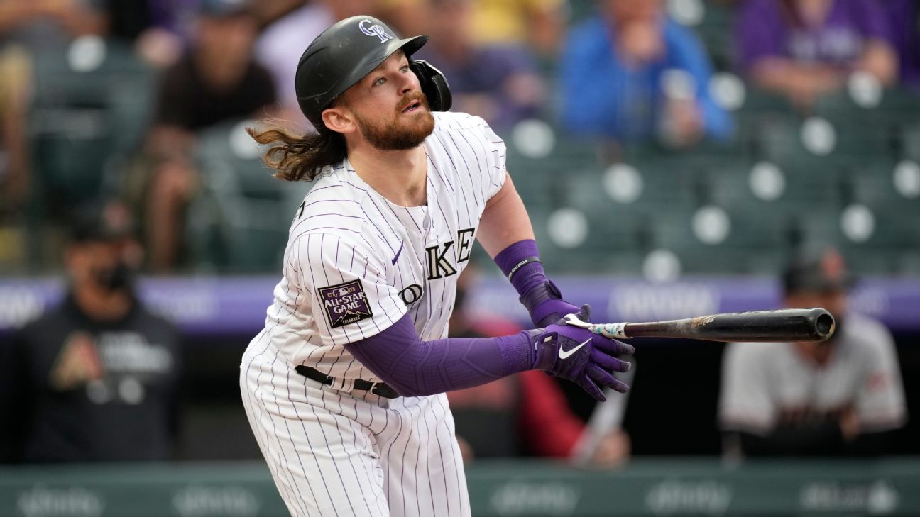 Rockies' Rodgers may need surgery, '23 at risk