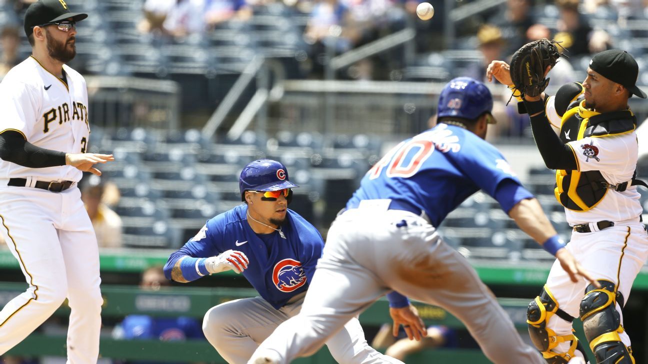 Javier Baez helped Chicago Cubs score on a play you've never seen