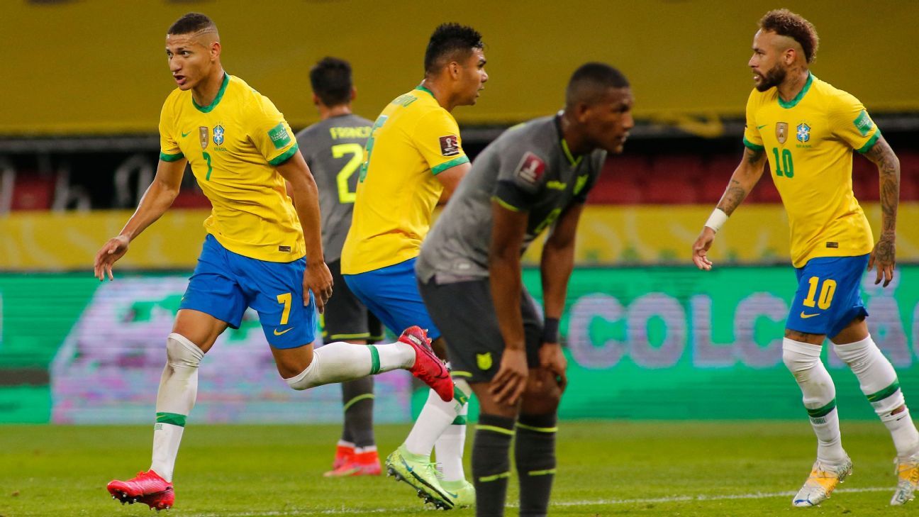 Brazil Vs Ecuador Football Match Report June 5 2021 Espn