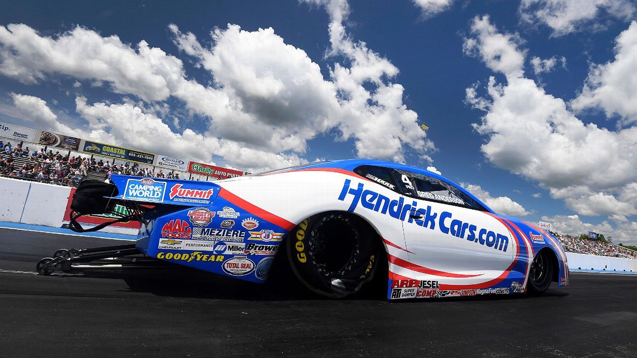Greg Anderson tops Pro Stock qualifying in New England Nationals