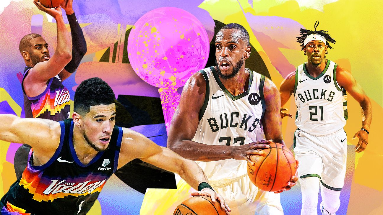 NBA Finals 2021 - Phoenix Suns vs. Milwaukee Bucks schedule, news