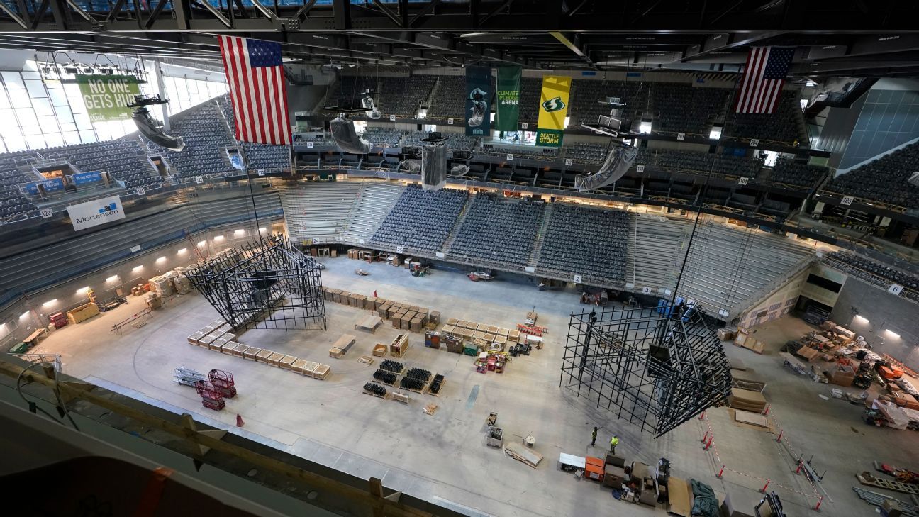 Photos: A look inside Seattle's new Climate Pledge Arena ahead of Kraken  home opener