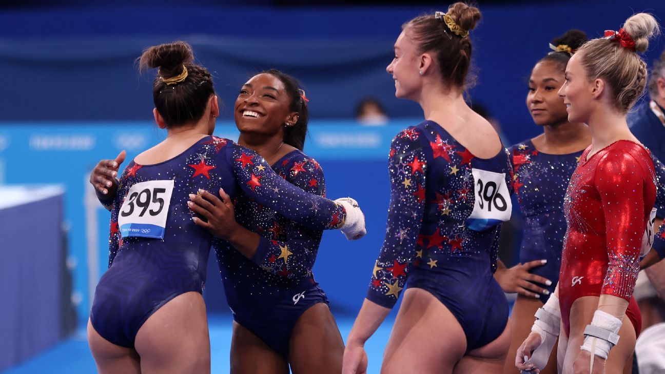 Voici qui rejoint Simone Biles en finale après que l’équipe américaine de gymnastique féminine s’est affrontée