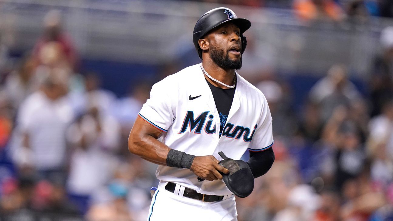 Oakland Athletics acquire Starling Marte from Miami Marlins for Jesus Luzardo