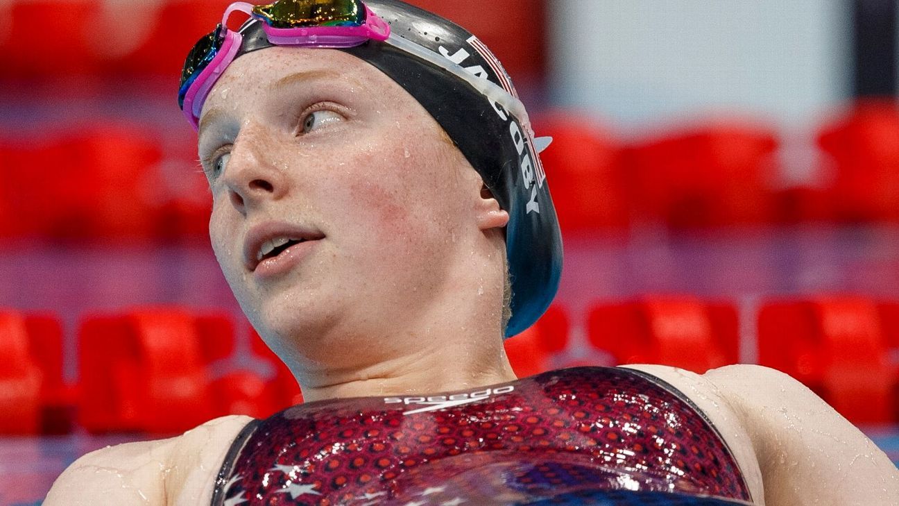 Lydia Jacoby, 17, becomes first Alaskan swimmer to win Olympic gold, capturing medal with major upset in 100-meter breaststroke