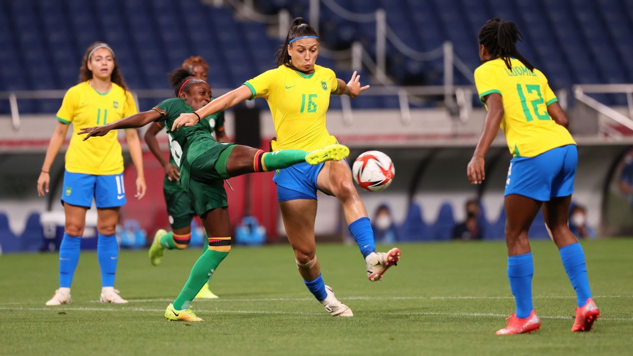 Brasil x Zâmbia ao vivo nas Olimpíadas: onde assistir à seleção feminina